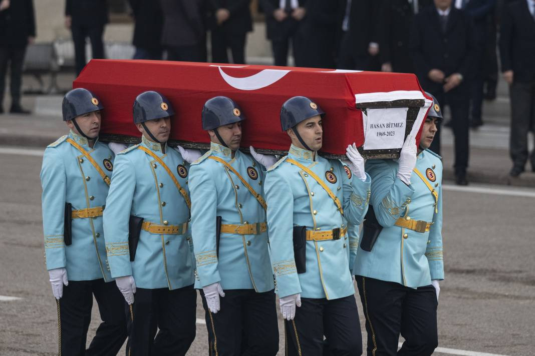 Hasan Bitmez için Meclis'te cenaze töreni. Babası Filistin atkısıyla uğurladı - Resim: 22